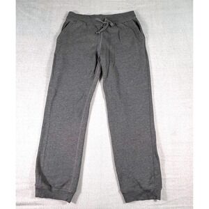 Gap Banded‎ Fleece Sweatpants Charcoal Gray Men Medium Joggers Athleisure Lounge